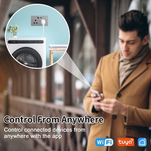 Anh tiêu chuẩn tùy chỉnh tường thông minh Wifi Cảm ứng ổ cắm bán buôn 13A đôi USB-A + Type-C lịch trình hẹn giờ thiết lập mạng ZigBee - Product Image 6