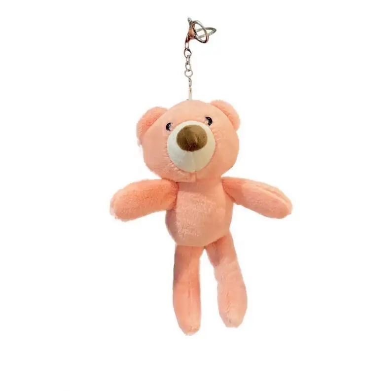 China Groothandel Pluche Teddybeer Sleutelhanger Met Custom T-Shirt Zacht Speelgoed Dier Sleutelhanger