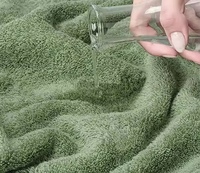 Lot de 6 serviettes 100 % coton, comprenant des serviettes de bain, de toilette et des débarbouillettes, haute absorption, doux, textile de maison pour la salle de bain