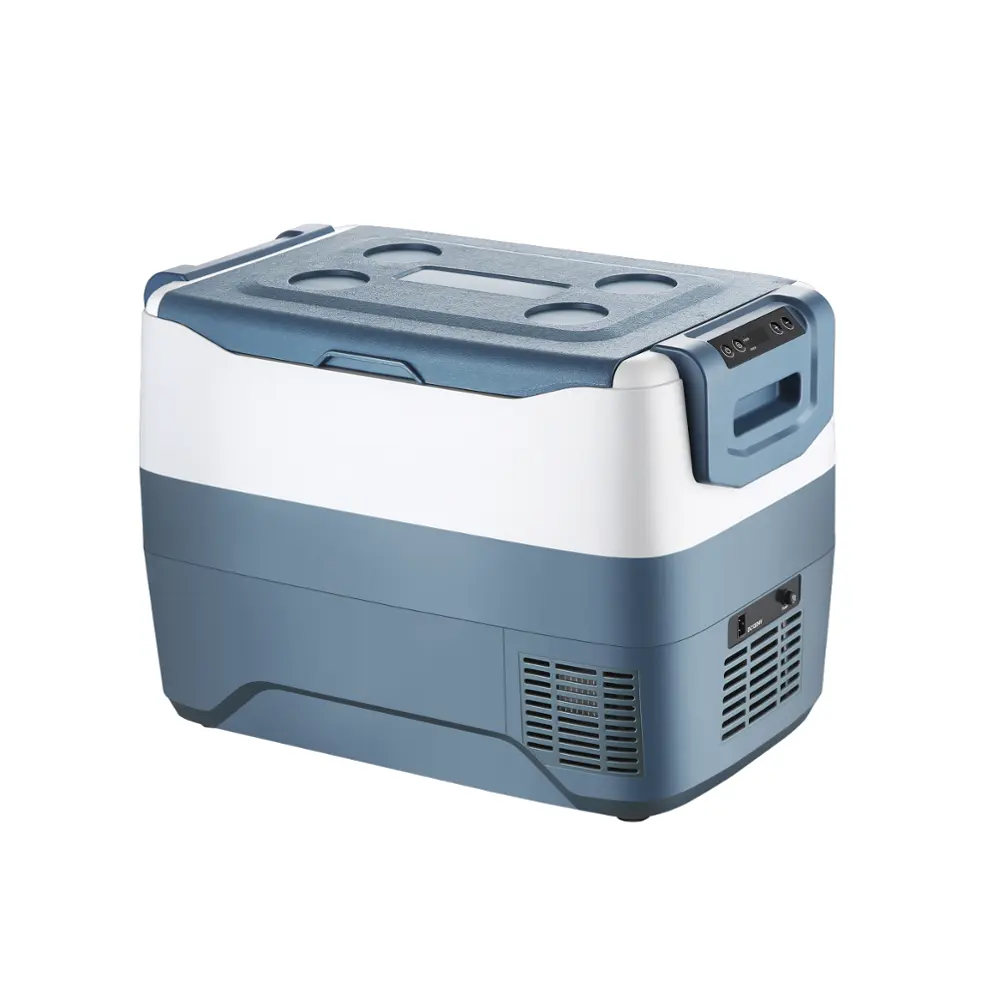 Mini refrigerador portátil de 12v y 24v para coche, refrigerador portátil de doble uso para el hogar y el coche