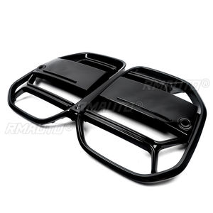 Pour BMW Série 4 G22 G23 430i M440i 2021-2023, calandre avant de voiture, grille CSL, remplacement de la calandre noire brillante, style fibre de carbone - Product Image 3