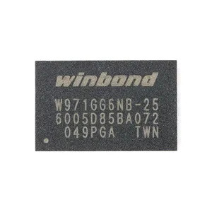 HXC W971GG6NB-25 TR TFBGA-84(8x12.5) ชิปวงจรรวม DDR SDRAM IC  วงจรรวมหน่วยความจำ DDR SDRAM - Product Image 1