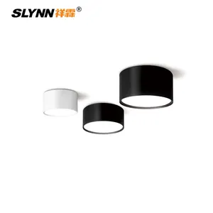 Lampu Sorot Langit-langit Bulat Anti Silau, Lampu Sorot Downlight Led Silinder 6W 12W 18W 24W