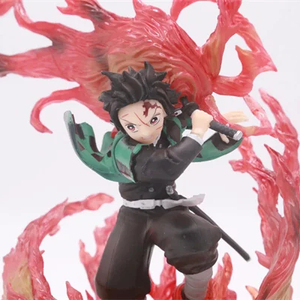 23CM Demon Slayer <span class=keywords><strong>Kimetsu</strong></span> <span class=keywords><strong>No</strong></span> <span class=keywords><strong>Yaiba</strong></span> Kamado Tanjirou personaje de dibujos animados modelo de juguete Anime PVC figura - Product Image 4