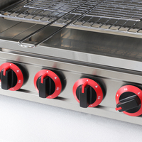 Appareil à gaz commercial en acier inoxydable de qualité supérieure, machine à salamandre infrarouge, équipement de cuisine, grill à salamandre