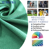 Tissu en jersey maille tricoté sur mesure 100 % polyester écologique pour vêtements d'extérieur pour filles UPF 50+ – Tissus textiles recyclés
