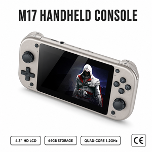 M17 <span class=keywords><strong>Mini</strong></span> Console de Jeu Rétro Classique Portable 4,3 Pouces, Lecteur Vidéo 20000 en 1, 64 Go Intégrés, Nouvelle Console Portable - Product Image 2