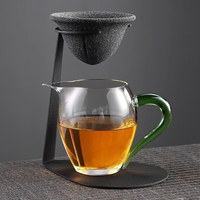 Infuseur à thé en céramique avec filtre sans trous, accessoire pour service à thé, passoire à thé en vrac, filtre à thé
