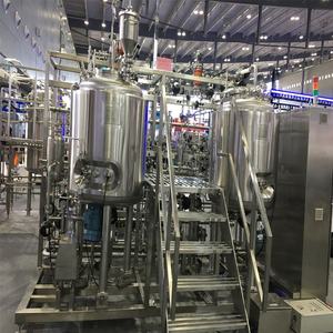 Solution de chauffage électrique à vapeur, cuve de mélange avec agitateur, ligne de production de <span class=keywords><strong>sirop</strong></span> contre la <span class=keywords><strong>toux</strong></span>/liquide oral - Product Image 2