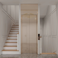 Ascenseur domestique automatique pour maison mitoyenne : Guide d'installation complet, petit ascenseur résidentiel jusqu'à 4 arrêts, plancher antidérapant