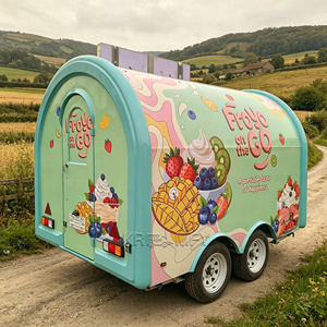 Fully Equipped Ice Cream Trailer Stainless Steel Dessert Truck VIN Certified Sandwich Food Cart - Product Image 4