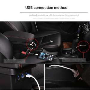 Chevrolet Cruze 2009-2015 Console <span class=keywords><strong>centrale</strong></span> avant de voiture, accoudoir monobloc, porte-gobelet, rangement, chargeur USB, luxe automobile - Product Image 6