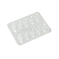 Emballage blister médical personnalisé transparent à 10 cavités pour capsules, taille 00, pour médicaments en capsules