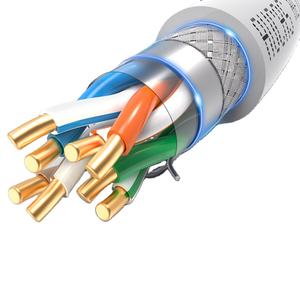 Precio barato Cables <span class=keywords><strong>de</strong></span> red al aire libre UTP Cat5e Cable Lan 4 pares 24AWG HDPE 305m Longitud Transmisión Cables sólidos Oferta - Product Image 1