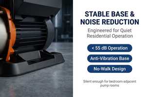 Bomba de Refuerzo de Alta Presión Multietapa Inteligente Landisi CM-YC450W, Frecuencia Variable, Impulsor de Acero Inoxidable 304, 450W, 36.5m Máx. - Product Image 3