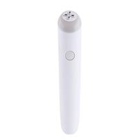 Masseur facial électrique ionique chauffant à vibrations soniques froides pour l'élimination des cernes et des rides, outil de soin anti-âge pour les yeux et la peau