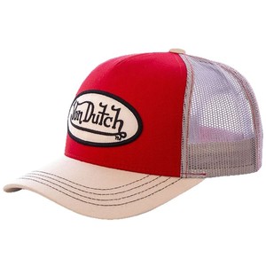 [Meilleure vente à l'export] Casquette <span class=keywords><strong>de</strong></span> baseball <span class=keywords><strong>VON</strong></span> en coton à visière incurvée avec broderie <span class=keywords><strong>de</strong></span> lettres et maille respirante, style camionneur néerlandais, protection solaire - Product Image 5
