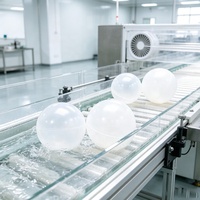 Boule flottante creuse en plastique anti-âge pour piscines et réservoirs d'eau de rejet minier