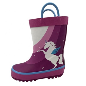 Wholesale Hot <strong>Sale</strong> Kids Rubber <strong>Wellington</strong> Rain Shoes <strong>Boots</strong> Children Unicorn Rain <strong>Boots</strong> Rubber <strong>Boots</strong> - Product Image 1
