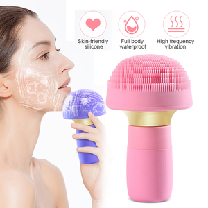<span class=keywords><strong>Brosse</strong></span> <span class=keywords><strong>nettoyante</strong></span> pour le <span class=keywords><strong>visage</strong></span> en silicone, <span class=keywords><strong>brosse</strong></span> électrique pour le <span class=keywords><strong>visage</strong></span>, <span class=keywords><strong>brosse</strong></span> faciale imperméable, 4 modes, douce, lavable, durable - Product Image 2