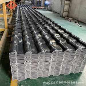 Synthetic Resin Roofing <b>Tiles</b> Corrugated 2.5mm-3.0mm Width 1050mm For Factory Buildings And Villas - Product Image 3