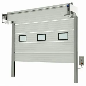 <span class=keywords><strong>Porte</strong></span> de <span class=keywords><strong>garage</strong></span> sectionnelle moderne en acier pour villa, anti-effraction, isolation thermique, surface finie, ouverture latérale électrique, couleur personnalisée - Product Image 6
