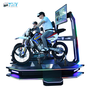 YHY <span class=keywords><strong>2023</strong></span> produits chauds <span class=keywords><strong>Vr</strong></span> 55 pouces écran Moto <span class=keywords><strong>Vr</strong></span> Machine de jeu réalité virtuelle simulateur de course Double <span class=keywords><strong>Vr</strong></span> moto - Product Image 2