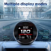 GPS-Geschwindigkeitsmonitor HUD Digitales Display Auto-Anzeigeinstrument Multi-Style-Schnittstelle Plug & Play für Alle Fahrzeuge