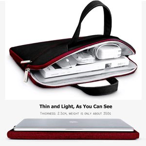 Vali máy tính xách tay cao cấp trường hợp máy tính xách tay nghệ sĩ giấu mang theo 10 inch nhỏ gọn nam mềm mại sang trọng tài liệu nhỏ - Product Image 3