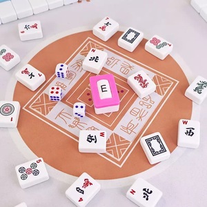 Jeu de Mahjong Américain Juif Moderne de Luxe en Mélamine 30MM, Ensemble Deluxe avec Sac de Transport Portable et Supports, Idéal pour Offrir - Product Image 3