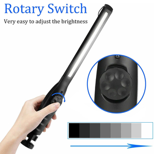 Lampe de travail LED COB 5000 lumens, rechargeable, portable, avec base magnétique, pour réparation automobile, atelier, garage, éclairage d'urgence - Product Image 5