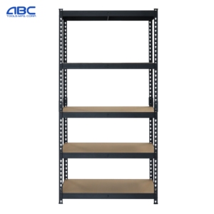 Étagères en acier multi-niveaux <span class=keywords><strong>pour</strong></span> usage commercial, étagères verticales à bords roulés, revêtement en poudre, empilables, réglables, <span class=keywords><strong>pour</strong></span> le stockage - Product Image 5