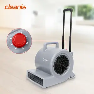 Equipamento de empresa de limpeza comercial fornece ventilador de carpete portátil de baixo ruído para secar o chão