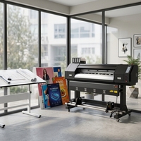 Printer Inkjet Digital 1.3m dengan Antarmuka USB Ethernet, CMYK, untuk Poster, Wallpaper, dan Peralatan Pencetakan Iklan