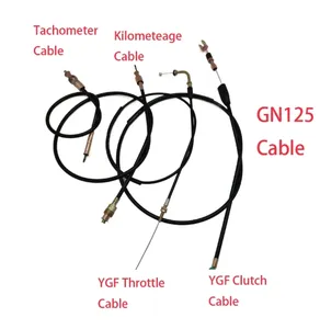 스즈키 125cc GS GN 125 속도계 전송 케이블 브레이크 부품 용 오토바이/스쿠터 GN125 GS125 속도계 케이블 라인