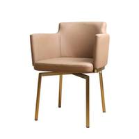 JP Mobilier Moderne Restaurant Cuisine Salle À Manger Café Chaise Pivotante Main Accoudoir En Cuir Rembourré Comedor Chaises Occasionnelles