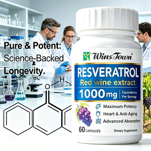 Cápsulas de Extracto de Vino Tinto con Resveratrol 1000 mg, Suplemento Dietético para la Salud Cardiovascular, 60 Cápsulas - Product Image 5