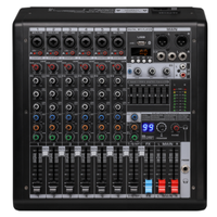 QQPA Chine Haute Fidélité avec Effets Peut Se Connecter à USB et Mobile Console de Mixage Professionnelle de Qualité pour la Maison 6ch 8ch 12ch 16ch