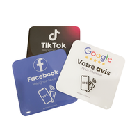 Carte-cadeau PVC programmable personnalisée SUNLAN avec puce NFC 213/216, interface de communication RFID étanche pour TripAdvisor Google