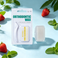 Cire orthodontique microcristalline OEM/ODM inodore et non toxique, facile à utiliser, idéale pour les ulcères buccaux et les appareils dentaires