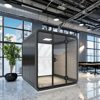 Cabine d'isolation sonore respectueuse de l'environnement de qualité E0 avec réduction du bruit 30 ± 5DB, idéale pour l'enregistrement de podcasts et l'utilisation au bureau