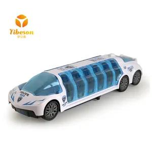البلاستيك الاطفال B/o سيارة تلعب لعبة سيارة شرطة عالمية مع الضوء