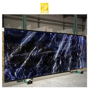 STONE Pierre Naturelle Luxe Nuages Marbre Dalles Murales et de Sol Marbre du Brésil Dalle de Pierre Bleue pour Baignoire - Product Image 3