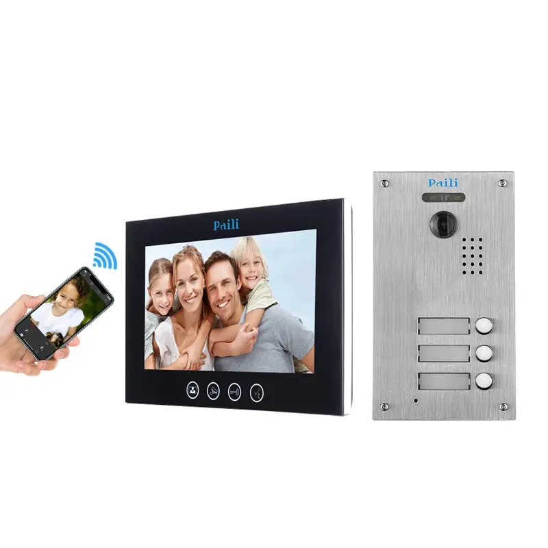 マルチアパートメントcommaxインターホンシステム2線式ビデオドアフォンシステムとオーディオドアフォン