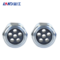 IP68 CE M/PG/G/NPT fileté anti-déflagrant Six trous en acier inoxydable presse-étoupe connecteur étanche