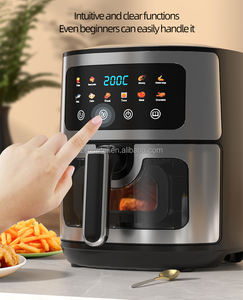5L Edelstahl-Luft fritte use für das Home <span class=keywords><strong>Hotel</strong></span> Modernes elektrisches Küchengerät LCD-Display Elektrische Touchscreen-Steuerung Ölfrei - Product Image 4