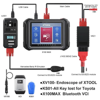 Programmateur de clés IMMO XTOOL X100 MAX2, codage ECU J2534, scanner de diagnostic bidirectionnel, 42+ services, CAN FD DoIP