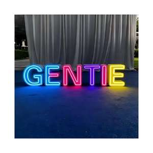 Freestand Indoor Outdoor Rgb Led Luminous Letras Giant Light up Number Marquee Metal <b>Letter</b> <b>Sign</b> Led <b>for</b> Wedding Decoration - Product Image 2
