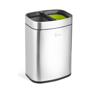 Waste Bin Stainless Waste Bin Household Dry And Wet Separation Pedaled Stainless Steel Trash Can