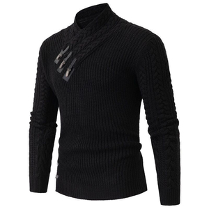 Maglione da Uomo, Pullover con Collo Tondo, Maglieria Lavorata a Maglia per Uomo - Product Image 4